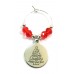We Wish You A Merry Christmas And A Happy New Year Wine Glass Charm